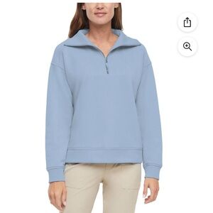 Eddie Bauer Light Blue Half-Zip Pullover XXL